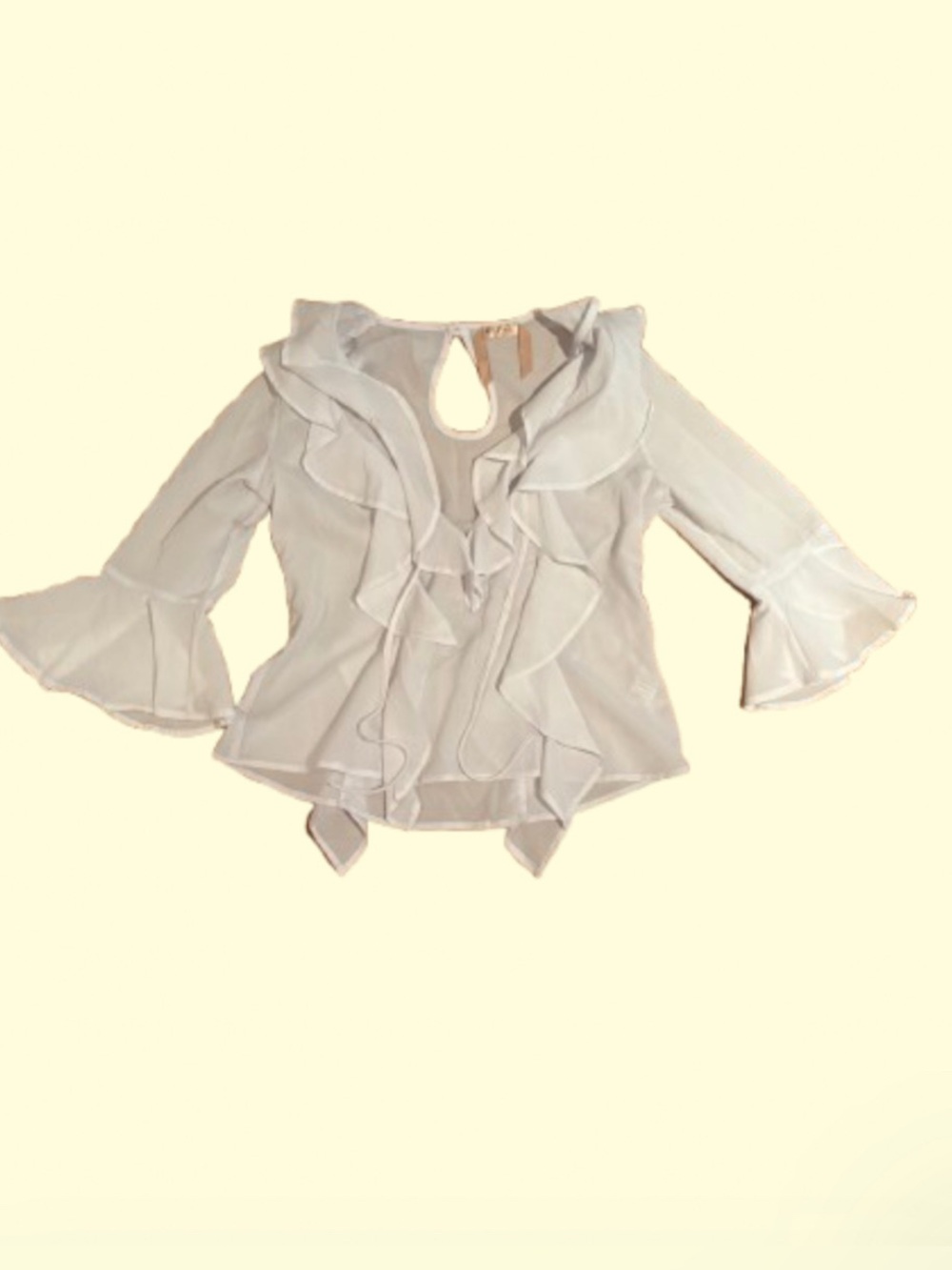 Women’s Ruffled V-Neck Blouse
